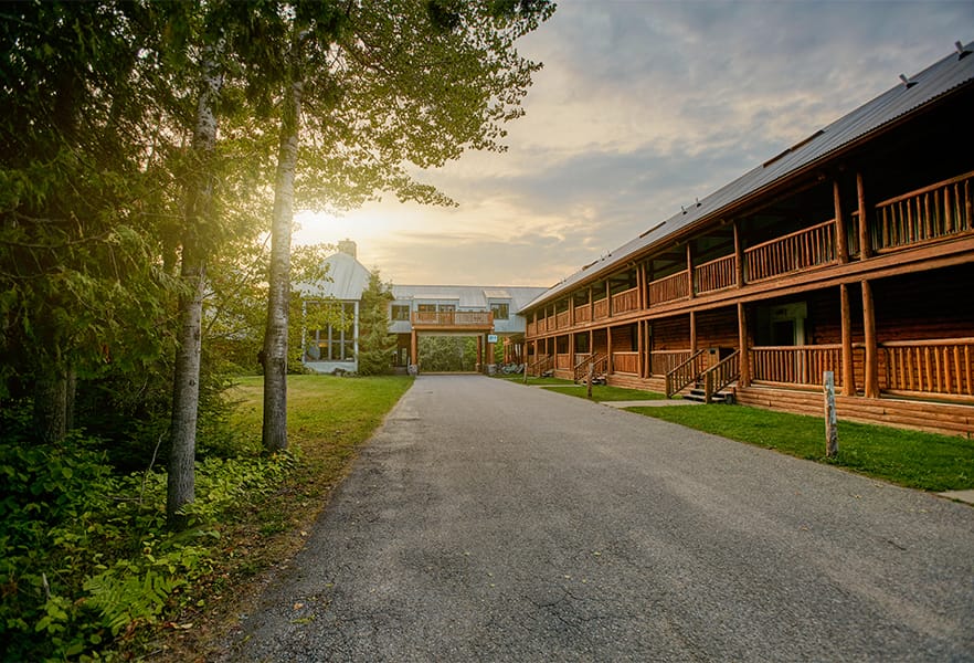 A road leading to a building